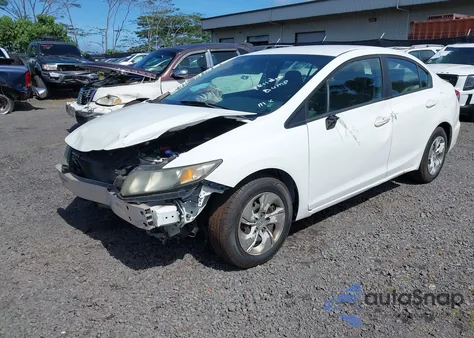 2014 Honda Civic Lx из США, поврежденный, VIN 19XFB2F58EE007747